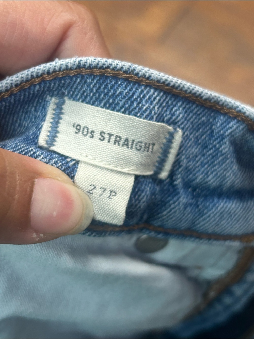 Madewell 90s Straight Leg denim Jeans - Picture 6 of 8